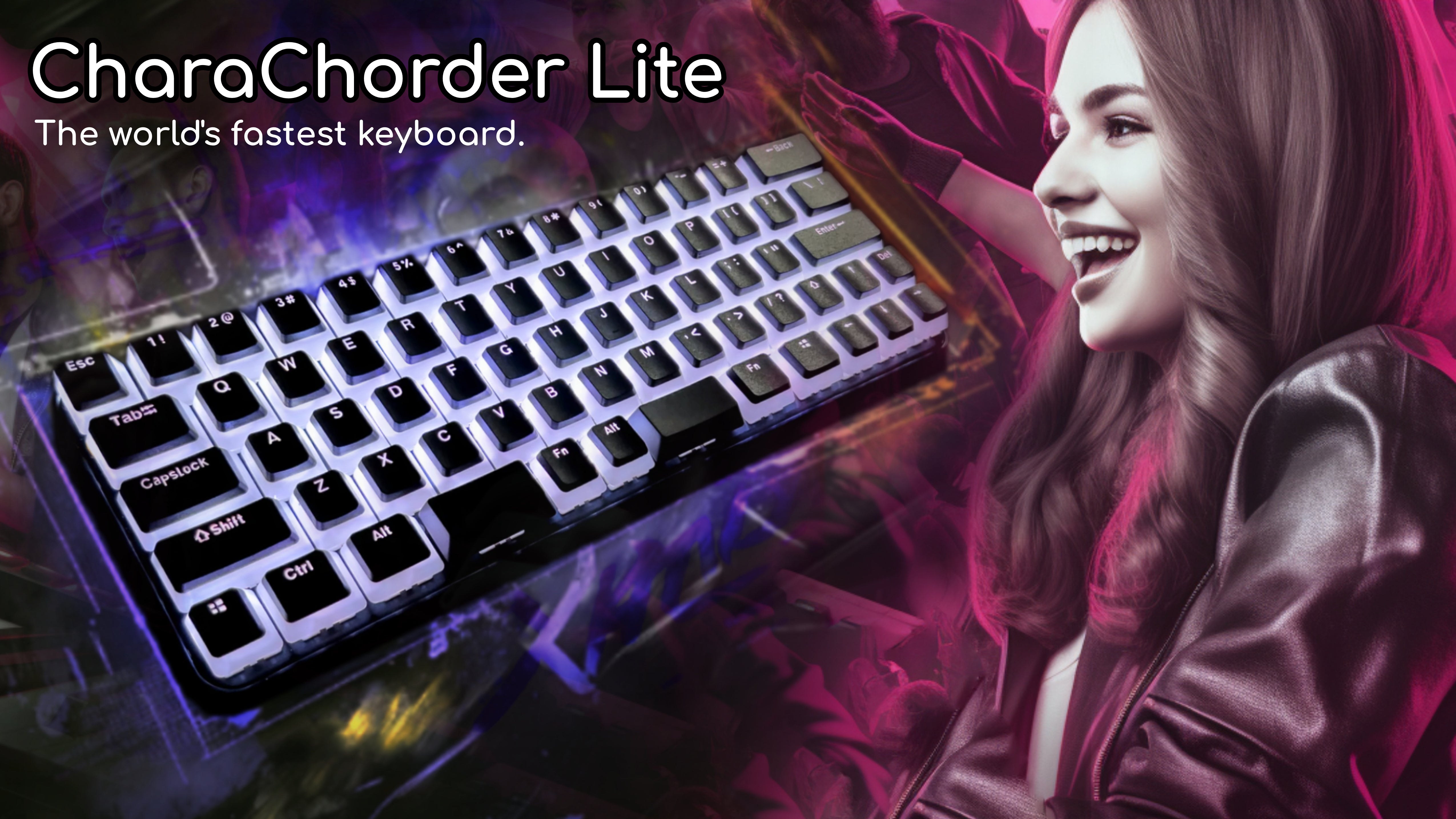 CharaChorder Lite - World Fastest Mechanical Keyboard with Customizabl